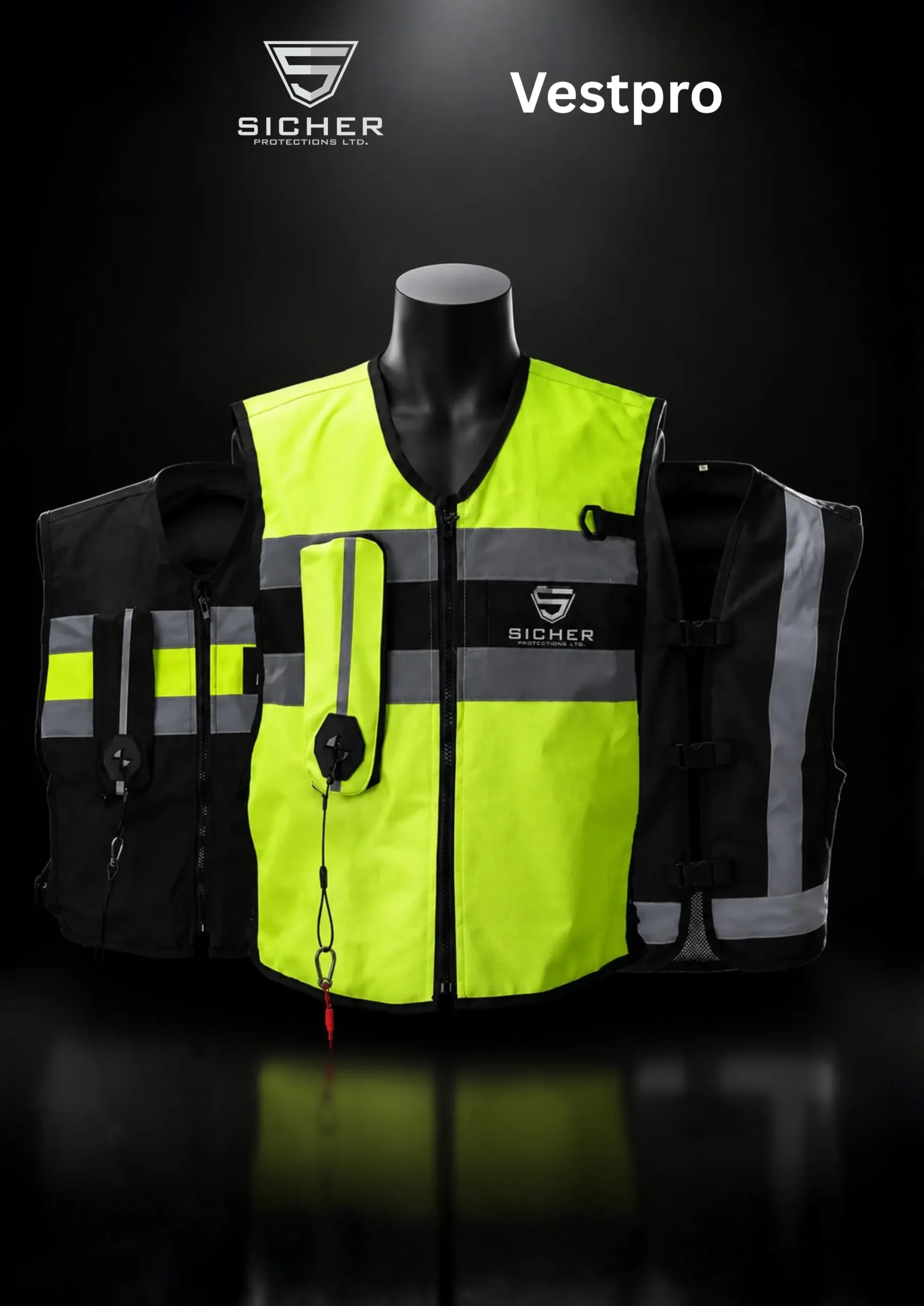 VestPro from the front, back and side